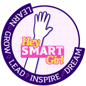 Hey Smart Logo Empowering logo that helps girls learn grow lead inspire and dream