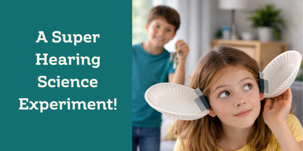 Sound experiment -easy sound STEM science experiment to do at home