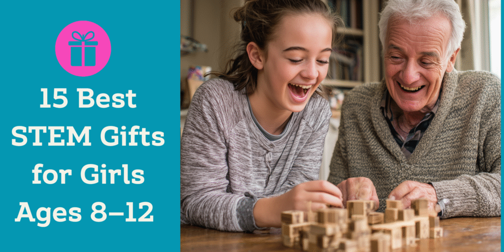 the best Stem gift for smart girls age 8-12 - inspire her interest in stem and science with great gifts and stem science toys and books
