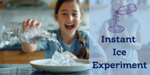 Instant Ice Experiment for Kids (Easy Winter STEM Activity)