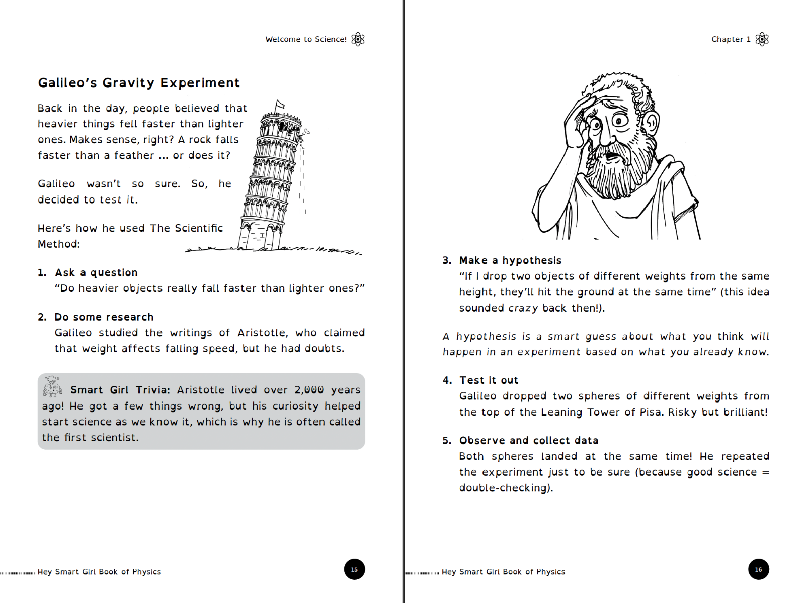 Female physicist profile page