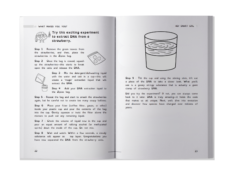 Biology activities and experiments for girls