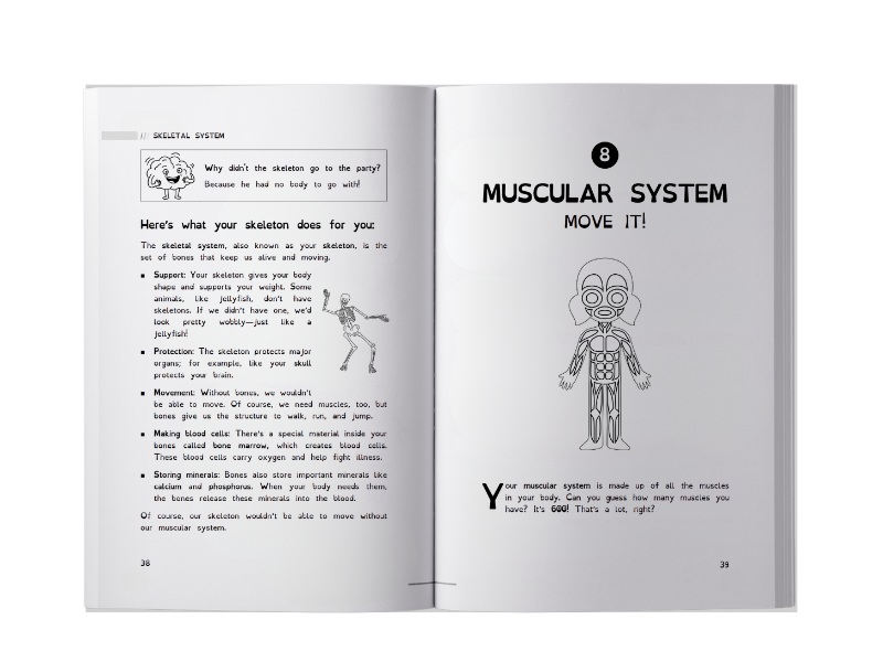 Curriculum-aligned biology pages for girls