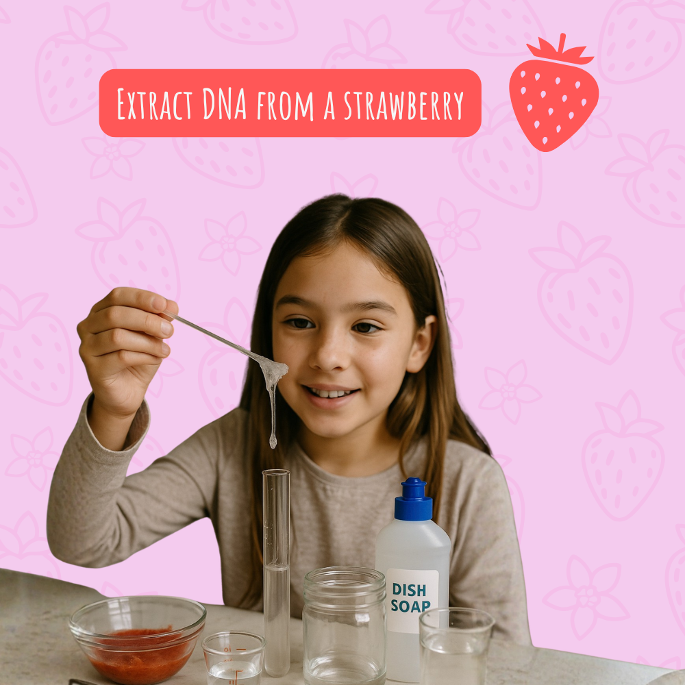 Extract DNA science experiment for kids