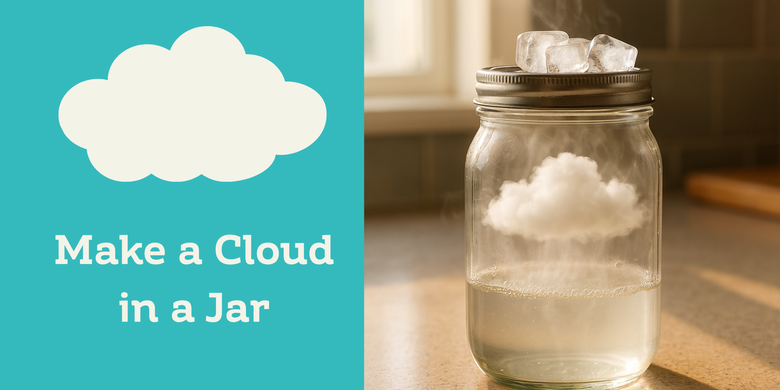 Make a cloud in a jar experiment