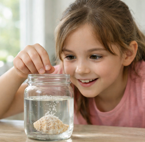 Ocean acidification experiment for kids