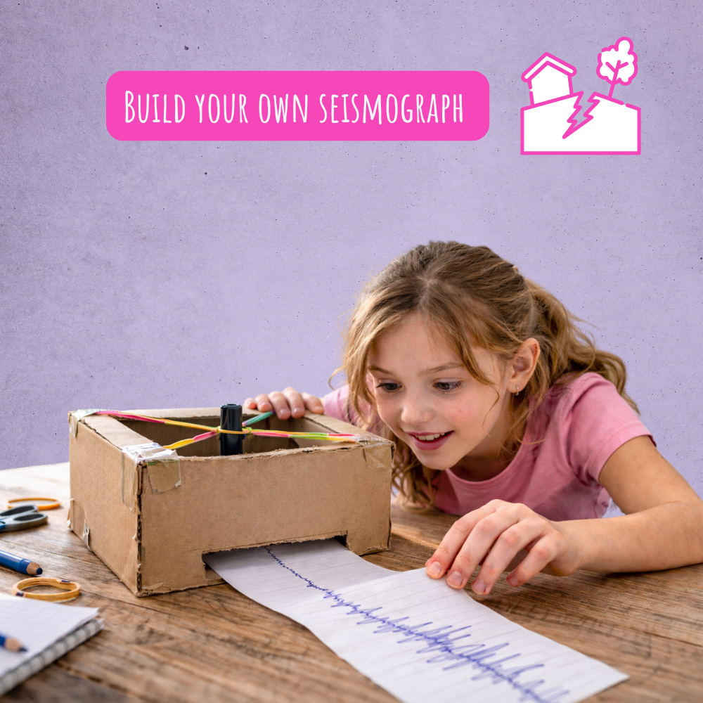 Build your own seismograph Earth science experiment for kids