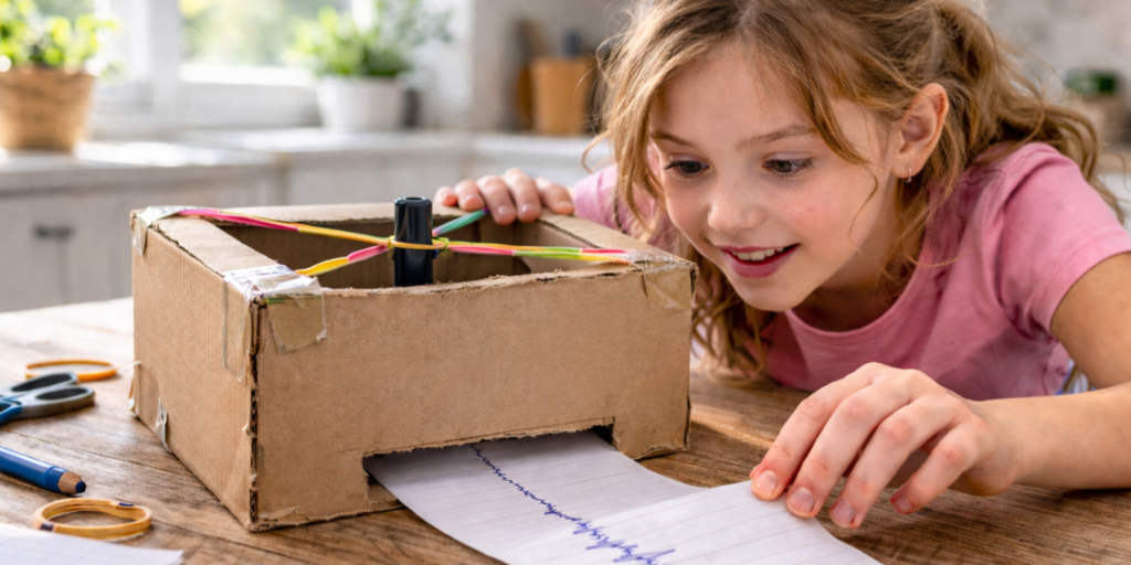 Seismograph Experiment for Kids (DIY Earthquake Detector)