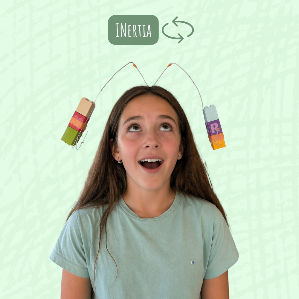 Inertia experiment for kids at home