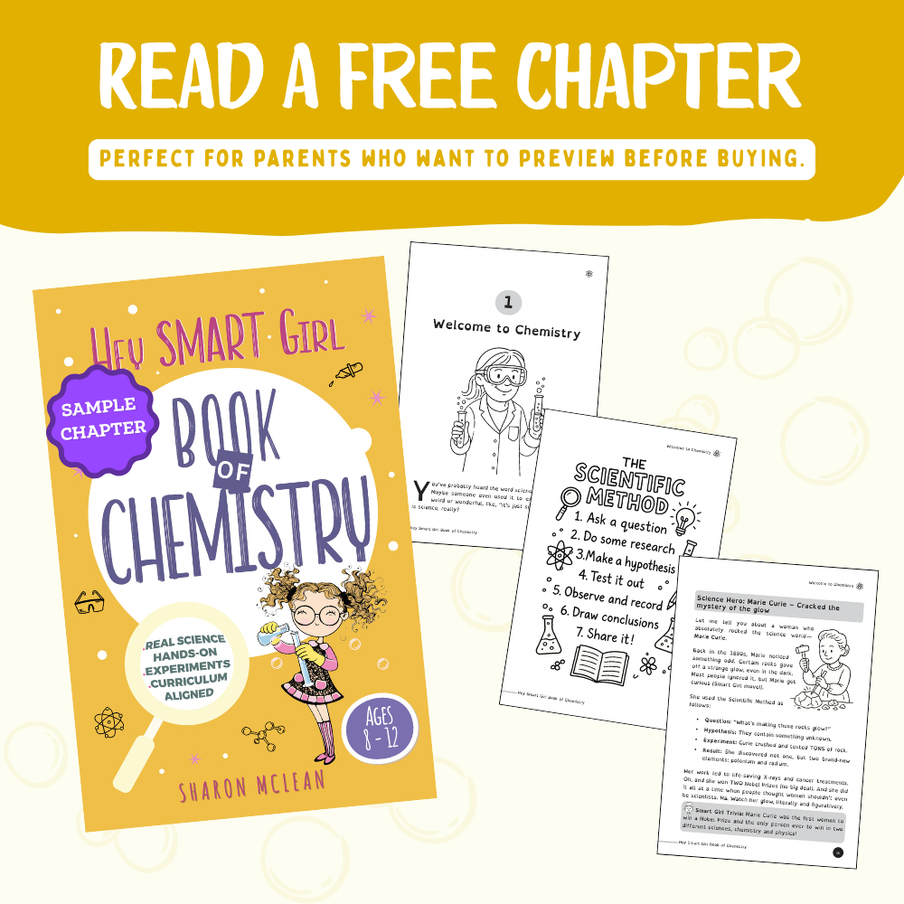 Read a free chapter from Hey Smart Girl: Book of Chemistry