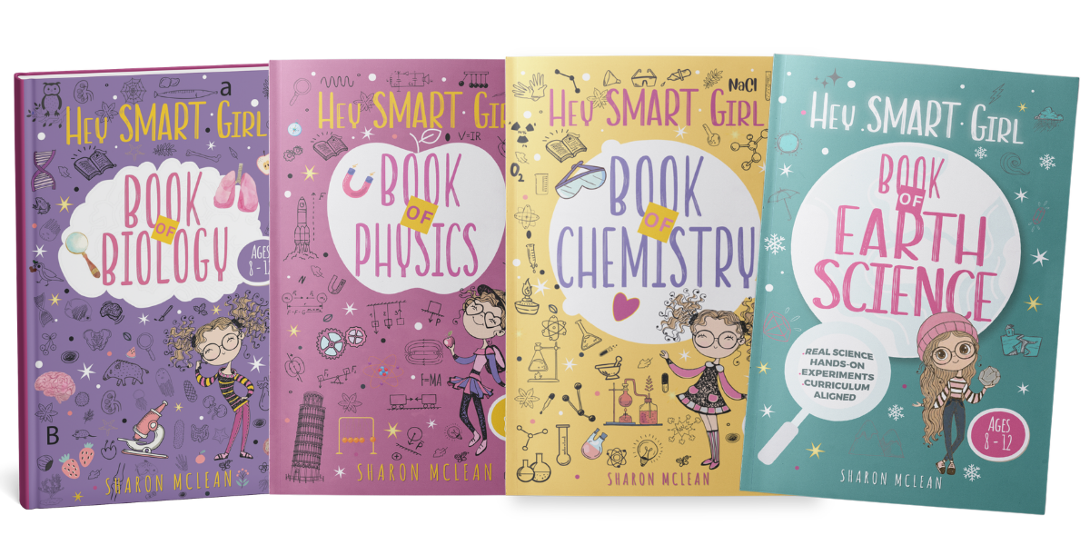 Hey Smart Girl science books for girls ages 8-12